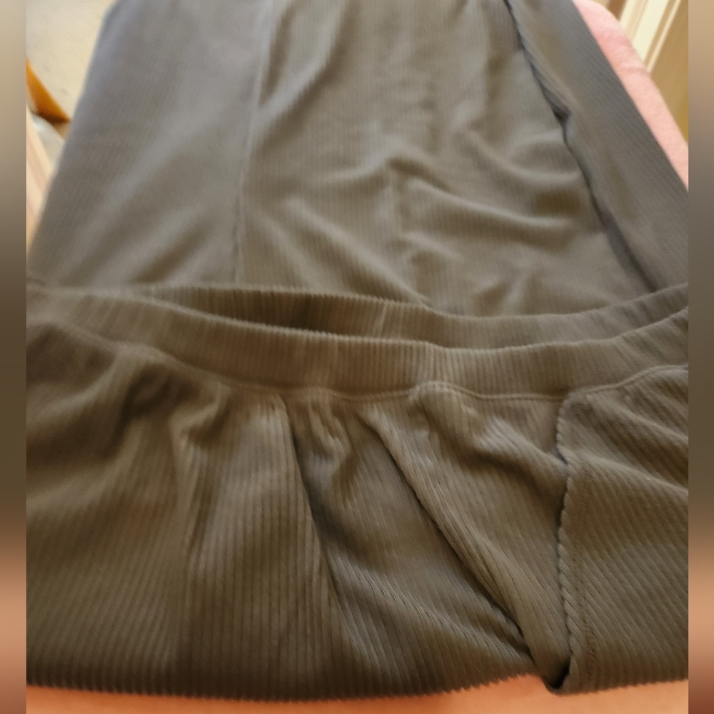 Cacique Charcoal Very Soft Ribbed Lounge Pants